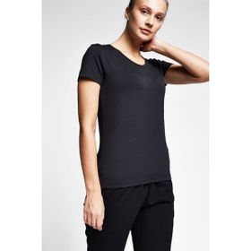 Lescon 20S-2205-20B Kısa Kollu Siyah Kadın T-Shirt