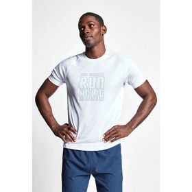 Lescon 22B-1015 Beyaz Erkek Koşu Kısa Kollu T-Shirt
