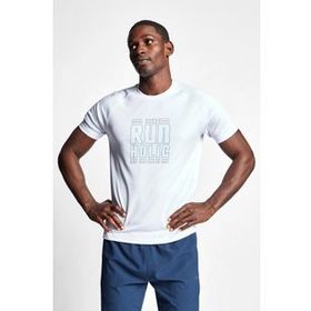 Lescon 22B-1015 Beyaz Erkek Koşu Kısa Kollu T-Shirt