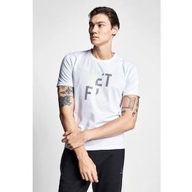 Lescon 22B-1123 Beyaz Erkek Kısa Kollu T-shirt