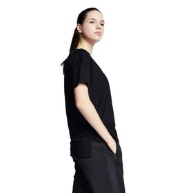 Lescon 22B-2018 Siyah Kadın Kısa Kollu T-Shirt