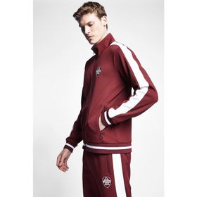Lescon 22N-1117 Bordo Fermuarlı Erkek Sweatshirt