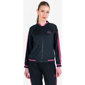 Lescon 23N-2122 Siyah Fermuarlı Kadın Sweatshirt