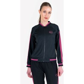 Lescon 23N-2122 Siyah Fermuarlı Kadın Sweatshirt