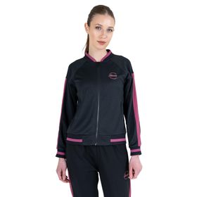 Lescon 23N-2122 Siyah Fermuarlı Kadın Sweatshirt