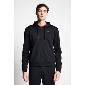 Lescon 23S-1241-23N Siyah Fermuarlı Kapüşonlu Erkek Sweatshirt