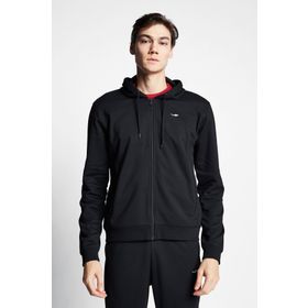 Lescon 23S-1241-23N Siyah Fermuarlı Kapüşonlu Erkek Sweatshirt