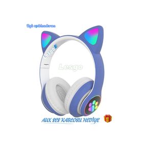 Lesgo Kedi Kulağı Detaylı Bluetooth Kulaklık