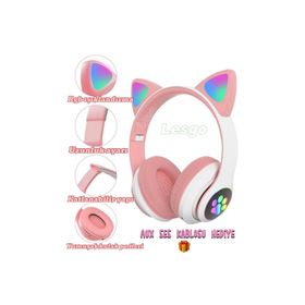 Lesgo Kedi Kulağı Detaylı Bluetooth Kulaklık