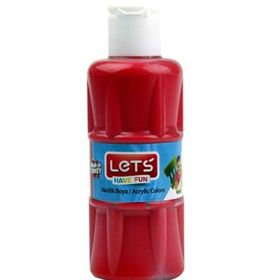 Lets 100 ml Kırmızı L-5754 Akrilik Boya