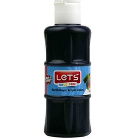 Lets 100 ml Siyah L-5759 Akrilik Boya