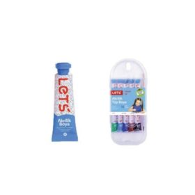 Lets 10ml. 10 Renk L-5210 Akrilik Boya