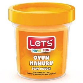 Lets 115 gr Turuncu 2 Adet Oyun Hamuru