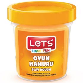 Lets 115 gr Turuncu 2 Adet Oyun Hamuru