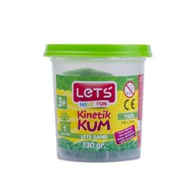 Lets 130 gr Plastik Kutu Kinetik Kum