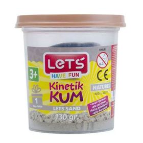 Lets 130 gr Plastik Kutu Kinetik Kum