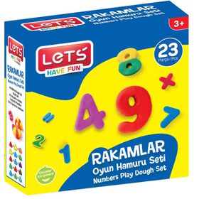 Lets 23 Parça Rakamlar Oyun Hamuru Seti