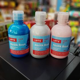 Lets 300 ml. Gümüş L-5241 Akrilik Boya