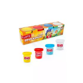Lets 4'lü 460 gr Oyun Hamuru