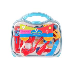Let's Be Child 12 Parça Kırmızı Çantalı Doktor Seti
