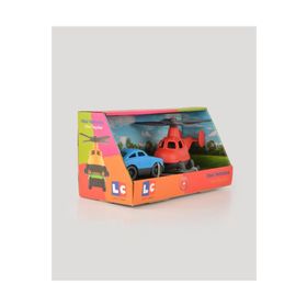 Let's Be Child LC-30938 Kırmızı Minik Taşıtlar Helikopter ve Minik Araba