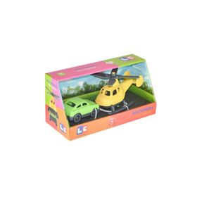 Let's Be Child LC-30938 Kırmızı Minik Taşıtlar Helikopter ve Minik Araba