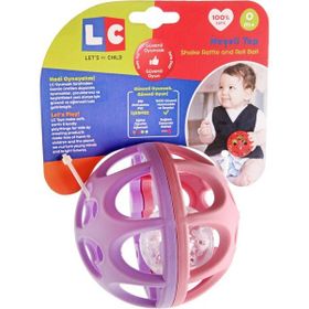 Let's Be Child LC Pembe Lila Neşeli Top Çıngırak