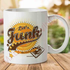 Lets Funk Mix Vintage Baskılı Kupa