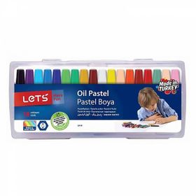 Lets Have Fun 12 Renk Jumbo Mum Plastik Kutulu Pastel Boya
