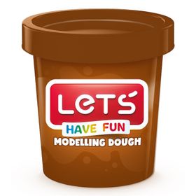 Lets Have Fun 150 gr Kahverengi Tek Renk Oyun Hamuru