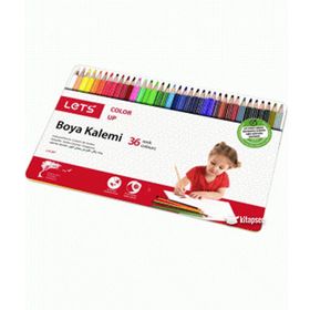 Lets L-4136T Metal Kutuda 36 Renk Boya Kalemi
