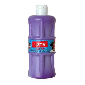 Lets L-5305 Mor 500 ml Akrilik Boya