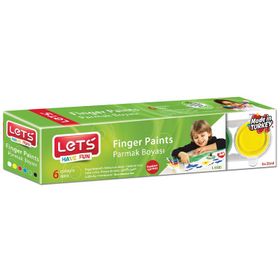 Lets L-5500 25 ml 6 Renk Parmak Boyası