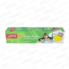 Lets L-5500 25 ml 6 Renk Parmak Boyası