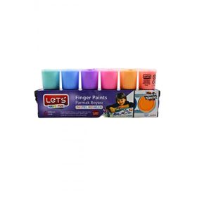 Lets L-5500P Pastel Renkler 6 Renk Parmak Boyası