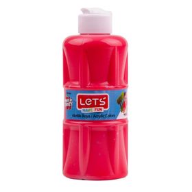Lets L-5704 250 ml Kırmızı Akrilik Boya
