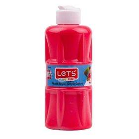 Lets L-5704 250 ml Kırmızı Akrilik Boya