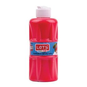 Lets L-5704 250 ml Kırmızı Akrilik Boya
