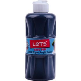 Lets L-5709 250 ml Siyah Akrilik Boya