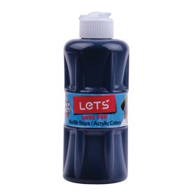 Lets L-5709 250 ml Siyah Akrilik Boya