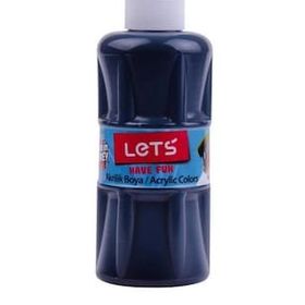 Lets L-5709 250 ml Siyah Akrilik Boya