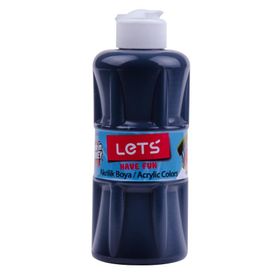 Lets L-5709 250 ml Siyah Akrilik Boya