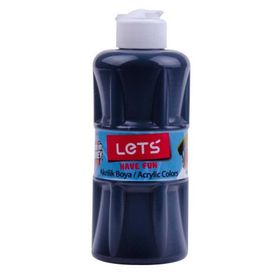 Lets L-5709 250 ml Siyah Akrilik Boya
