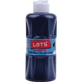 Lets L-5709 250 ml Siyah Akrilik Boya