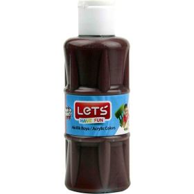 Lets L-5758 100 ml Kahverengi Akrilik Boya