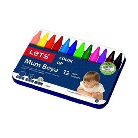 Lets L-6312 12 Renk Jumbo Mum Boya