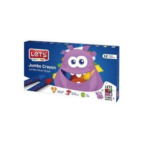 Lets L-6512K Kutu 12 Renk Jumbo Mum Boya