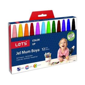Lets L-6612 12 Renk Jel Mum Boya