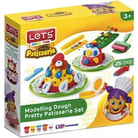 Lets L-8492 75 gr 25 Parça Pastane Seti Oyun Hamuru