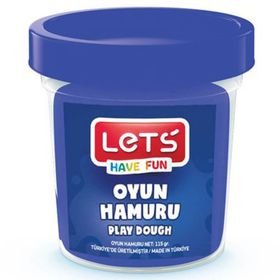 Lets L8440-11 115 gr Lacivert Tekli Oyun Hamuru